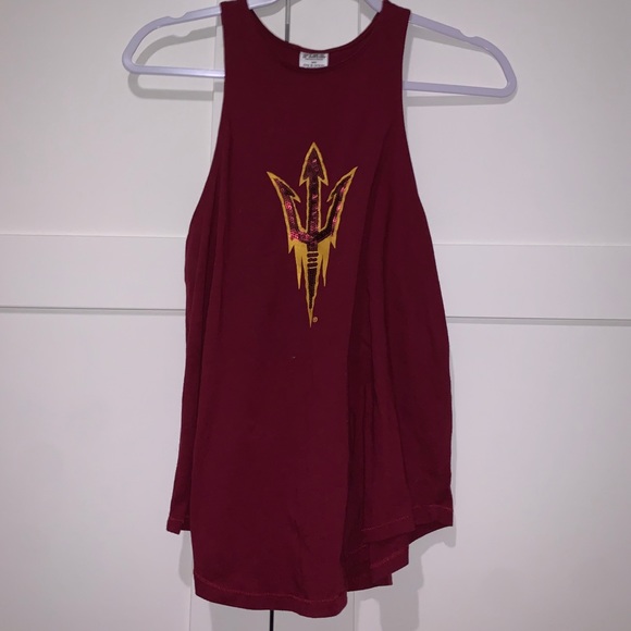 PINK arizona state soft tank top - Picture 1 of 2
